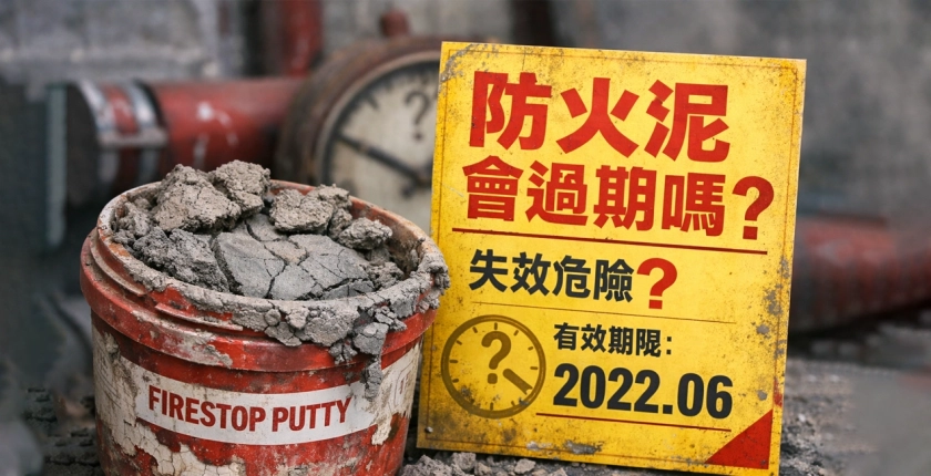 防火泥會過期嗎？如何判斷既有防火材料是否仍具防護效能？